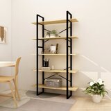vidaXL ormarić za knjige s 5 razina 100 x 30 x 175 cm od borovine Cijene