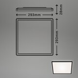 BRILO Briloner 7156-415 - LED plafonsko svetlo SLIM LED/18W/230V | Eponuda.com