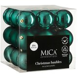 Mica Decorations Božićne kuglice (Petrolej, Plastika, Promjer: 8 cm, 27 Kom.) | shoptok.hr