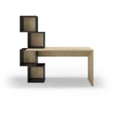 Pisalna miza v hrastovem dekorju 60x154 cm Cubik –