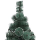vidaXL Umetna novoletna jelka s stojalom zelena 240 cm PET | Shoptok.si