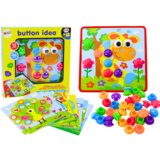 Slagalica sa šarenim gumbima za dovršavanje 12 slika | shoptok.hr