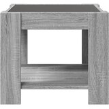  Stolić za kavu LED boja hrasta 53x53x45 cm konstruirano drvo | Shoptok.si