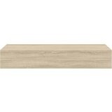  Zidna polica s ladicom boja hrasta 60 x 23,5 x 10 cm MDF | shoptok.hr