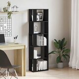 vidaXL Ormarić za knjige/Sobna pregrada crni hrast 45x24x159 cm | shoptok.hr