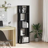 vidaXL Ormarić za knjige/Sobna pregrada crni hrast 45x24x159 cm