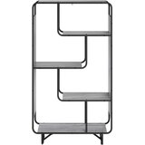  Visoka komoda Siva Sonoma 80 x 37.5 x 144 cm Prerađeno drvo - Siva Sonoma 80 x 37.5 x 144 cm | shoptok.hr