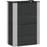 vidaXL Vrtna visoka greda Črna 50 x 30 x 72 cm, (5000287808) Cene