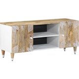 Maison Chic TV omarica - TV stojalo - Televizijska omarica 105x33,5x46 cm Masivni les Mango, (21698690) | Shoptok.si