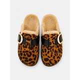 Sinsay Mule natikače s leopard uzorkom i kopčom Slike