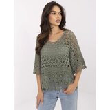 Italy Moda Blouse-MI-BZ-9007.77-khaki | Shoptok.si
