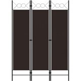 Sobna pregrada s 3 panela smeđa 120 x 180 cm | shoptok.hr