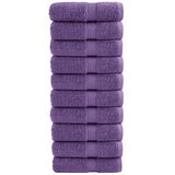 vidaXL Premium ručnici za goste SOLUND 10 kom. ljubičasti 30x50 cm 600 g/m² - Ljubičasta 30 x 50 cm 10 | shoptok.hr