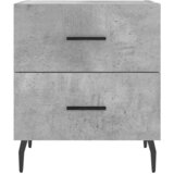  Noćni ormarići 2 kom boja betona 40x35x47,5cm konstruirano drvo | shoptok.hr