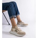 Gemre Beige platform sneakers Cremorna | shoptok.hr