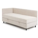 Bonami Selection Bež tapecirani krevet s prostorom za odlaganje s madracem 90x200 cm Avela – | shoptok.hr