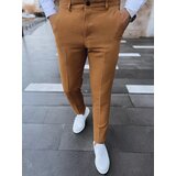 DStreet Spodnie męskie chinosy gładkie kamelowe | Shoptok.si