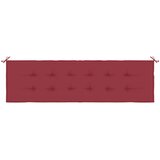  Jastuk za vrtnu klupu boja vina 180 x 50 x 3 cm tkanina Oxford | Eponuda.com