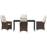  Set od 5 komada za vrt s jastučićima smeđe boje poliratana | shoptok.hr