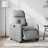 vidaXL Električni naslanjač svetlo sivo blago | Shoptok.si