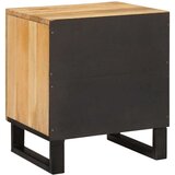 Nočna omarica 2 pcs Naravna 40 x 33,5 x 46 cm Masiven les manga, (5000107095) | Shoptok.si