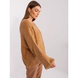 RUE PARIS Sweater-LC-SW-3020.10P-camel | Shoptok.si