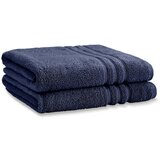 Catherine Lansfield Tamno plavi pamučni ručnici u setu 2 kom od frotira 90x140 cm Zero Twist – | shoptok.hr