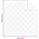  Ljetni pokrivač s jastukom 3 kom. Bijela Mikrofibra 240 x 260 cm | shoptok.hr