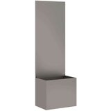 vidaXL Zaslon za zasebnost v vrtu Rjav 50 x 140 cm Odporno jeklo | Shoptok.si