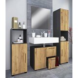 MID.YOU kopalnica flandu, antracit, hrast, 4-Delno | Shoptok.si