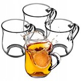 KADAX kozarci za kavo in čaj, 320 ml, komplet 4 kozarcev z ročajem, (5000351498) | Shoptok.si