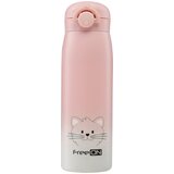 Freeon termo steklenička 480 ml muca pink Cene
