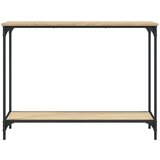  Konzolni stol boja hrasta 101x30 5x75 cm konstruirano drvo | shoptok.hr