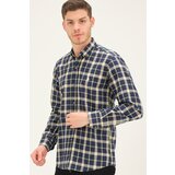 Dewberry G742 MEN'S SHIRT-LACİVERT- YELLOW | shoptok.hr