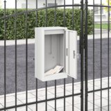 vidaXL nabiralnik Bela 30 x 23 x 55 cm Jeklo Cene