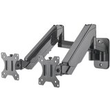 Manhattan 2-struki Zidni nosač za monitor 43,2 cm (17") - 81,3 cm (32") Vrtljivi nosač, Podesiv po visini, Nagibni i okretni | Eponuda.ba