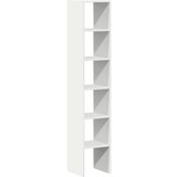 vidaXL Knjižne omare 2 kosa zložljiva bela 30x30x80 cm inženirski les | Shoptok.si