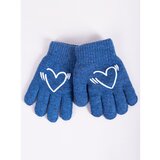 Yoclub Kids's Gloves RED-0200G-AA5A-001 Cene