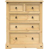  Ladičar Corona 92 x 48 x 114 cm od masivne borovine | shoptok.hr