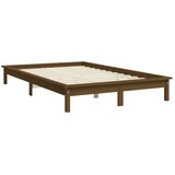  Okvir za krevet od masivne borovine boja meda 200 x 200 cm | shoptok.hr