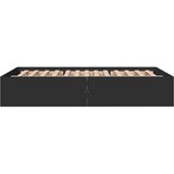  Okvir za krevet crni 120x190 cm konstruirano drvo | shoptok.hr