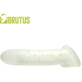 Brutus almighty ribbed cock sheath 18cm clear | Shoptok.si
