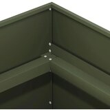  Vrtna saksija Maslinastozelena 80 x 80 x 60 cm Čelična vrata - Maslinastozelena 80 x 80 x 60 cm | shoptok.hr
