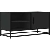 vidaXL TV ormarić crni 80x34,5x40 cm konstruirano drvo i metal | shoptok.hr