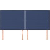  Posteljno vzglavje 4 kosa moder 100x5x78/88 cm blago, (20932161) | Shoptok.si