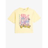 Koton T-Shirt Short Sleeve Crew Neck Cotton Anime Printed Cene'.'