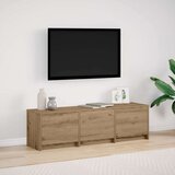 TV omarica z LED Umetni hrast 140 x 34 x 40 cm Konstruiran les, (5000202741) | Shoptok.si