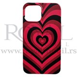  futrola soft print heart za samsung A725 galaxy A72 crveno crna Cene