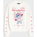 Sinsay Kratka božićna crewneck sweatshirt majica Stitch Slike