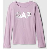 GAP Kids ́s T-shirt with metallic logo - Girls | Shoptok.si